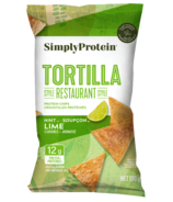 Simply Protein Restaurant Style Protein Tortilla Chips Hint of Lime