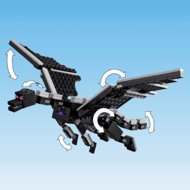 Buy LEGO Minecraft The Ender Dragon and End Ship Video Game Toy at