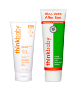 thinkbaby Safe SPF 50 Sunscreen & Aloe Bundle