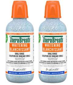 TheraBreath Whitening Oral Rinse Dazzling Mint Bundle 