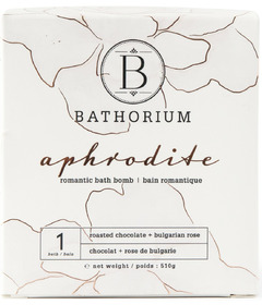 image of Bathorium Aphrodite Roasted Chocolate & Bulgarian Rose Bath Bomb with sku:199926