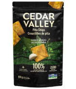 Croustilles de pita Cedar Valley Selections à l'ail et aux fines herbes