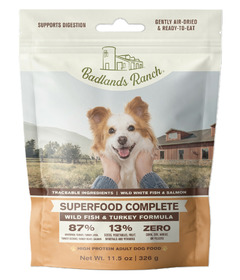 Badlands Ranch Superfood Complete Wild Fish and Turkey Formula