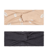 petit lem Headbands Asphalt and Feather Dusty Pink