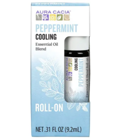 Aura Cacia Peppermint Essential Oil Roll-On