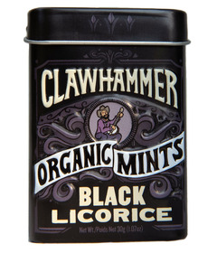 Clawhammer Organic Mints Black Licorice