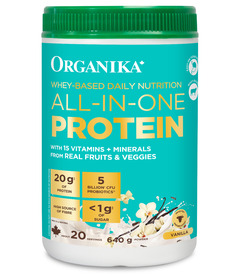 Organika Whey-Based Daily Nutrition All-In-One Protein Vanilla