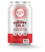 Soda prébiotique pétillant Crazy D's Cherry Cola