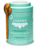 JusTea Loose Leaf Herbal Tea Peppermint Detox