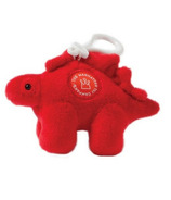 Manhattan Toy Dino Mini Plush Red with Clip