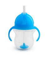 Munchkin Any Angle Weighted Straw Trainer Cup Blue
