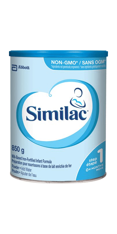 Blue best sale can similac