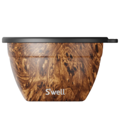S'well Salad Bowl Kit Teakwood