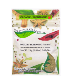 Splendor Garden Organic Poultry Seasoning Salt Free