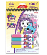 Crayola Gabby's Dollhouse Colour & Erase Resusable Sticker Activity Pad (bloc d'activités autocollantes réutilisables)