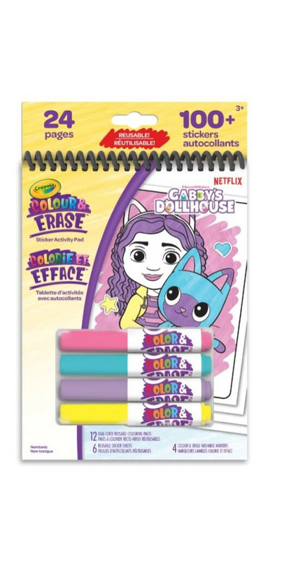 Crayola - Colour & sticker, Gabby'S dollhouse (Crayola)