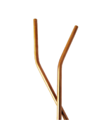 The Last Straw Stainless Steel Straws Rose Gold