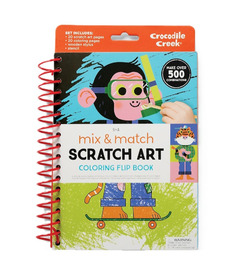 Crocodile Creek Scratch Art Flip Book Animals