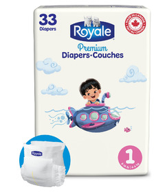 Royale Baby Diapers Jumbo Bag Size 1
