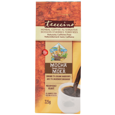 Teeccino Caffeine-Free Medium Roast Herbal Coffee Mocha Flavour Teeccino Caffeine-Free Medium Roast Herbal Coffee Mocha Flavour