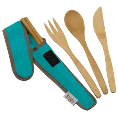 To-Go Ware RePEaT Utensil Set Agave Teal To-Go Ware RePEaT Utensil Set Agave Teal