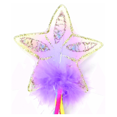 Buy Great Pretenders Glitter Rainbow Wand Multi Pastel Gold at Well.ca ...