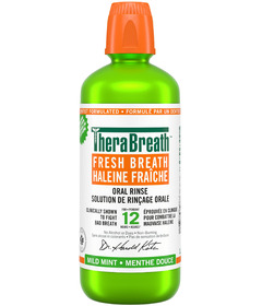 TheraBreath Fresh Breath Oral Rinse Mild Mint