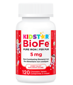 KidStar Nutrients BioFe Pure Iron Chewables Sweet Blast