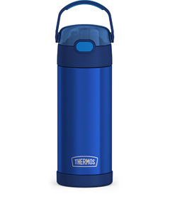Thermos Stainless Steel FUNtainer Water Bottle with Straw Navy