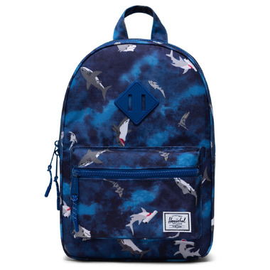 Buy Herschel Supply Heritage Kids Backpack Sharks Mazarine Blue at Well ...