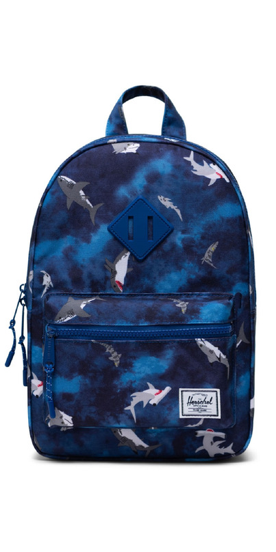 Buy Herschel Supply Heritage Kids Backpack Sharks Mazarine Blue At Well 