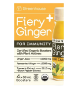 Greenhouse Organic Boosters Fiery Ginger For Immunity Multi-Pack (en anglais seulement)