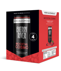 Cherry River Non-Alcoholic Mocktail Cosmo