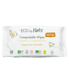 Naty Compostable Unscented Wipes