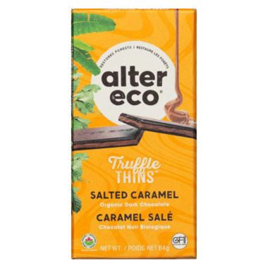 Buy Alter Eco Dark Chocolate Truffle Thins Bar Salted Caramel at Well ...