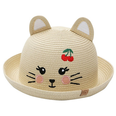 Buy FlapJackKids Kids Straw Hat Cat at