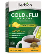 Herbion Remède pour le Rhume et la Grippe granules herbier goût Citron