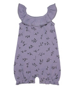 L'ovedbaby Printed Bubble Romper Amethyst Flower