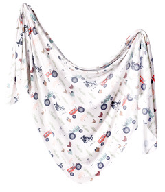 Copper Pearl Knit Swaddle Blanket Jo