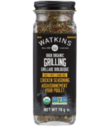 Assaisonnement pour poulet sans sel Watkins Organic