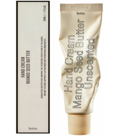 hetras Perfumed Mango Seed Butter Hand Cream Unscented