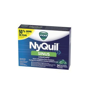 Vicks Nyquil Sinus Liquicaps Vicks Nyquil Sinus Liquicaps