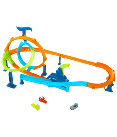 Hot Wheels Stunt Tracks Rapid Launch Cyclone