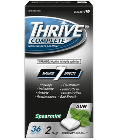 Thrive Complete 2mg Nicotine Replacement Gum Fresh Spearmint