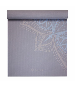 GAIAM 5mm Printed Yoga Mat Dusty Purple Point