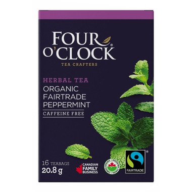 Buy Four O'Clock Organic Peppermint Herbal Tea at Well.ca | Free ...