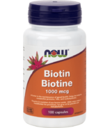 NOW Foods Biotin 1000 mcg
