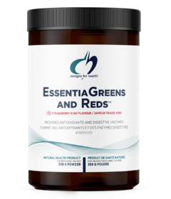 Designs for Health EssentiaGreens and Reds Strawberry Kiwi