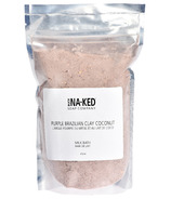 Buck Naked Soap Company Bain à l'argile violette brésilienne et au lait de coco