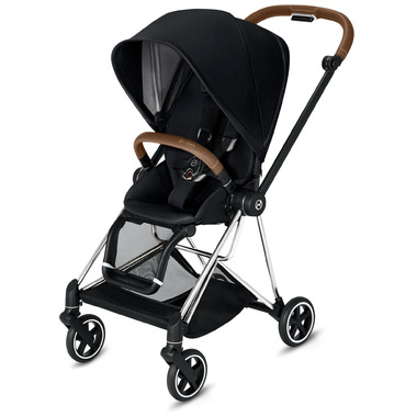 Buy Cybex Mios Chrome Brown Frame with Premium Black Seat Pack at